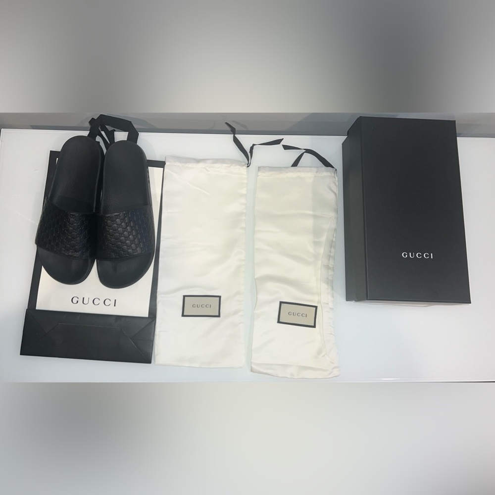 Authentic Gucci Slides - Picture 3 of 13